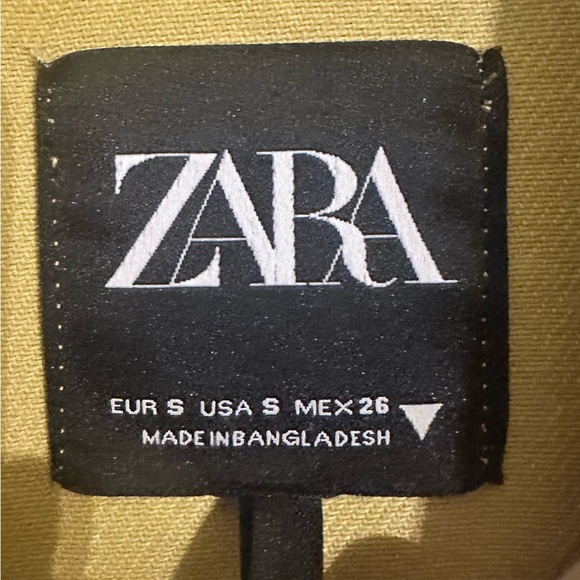 Zara Gabardine Patchwork Jacket Size Small *Oversized fit* - Picture 6 of 6